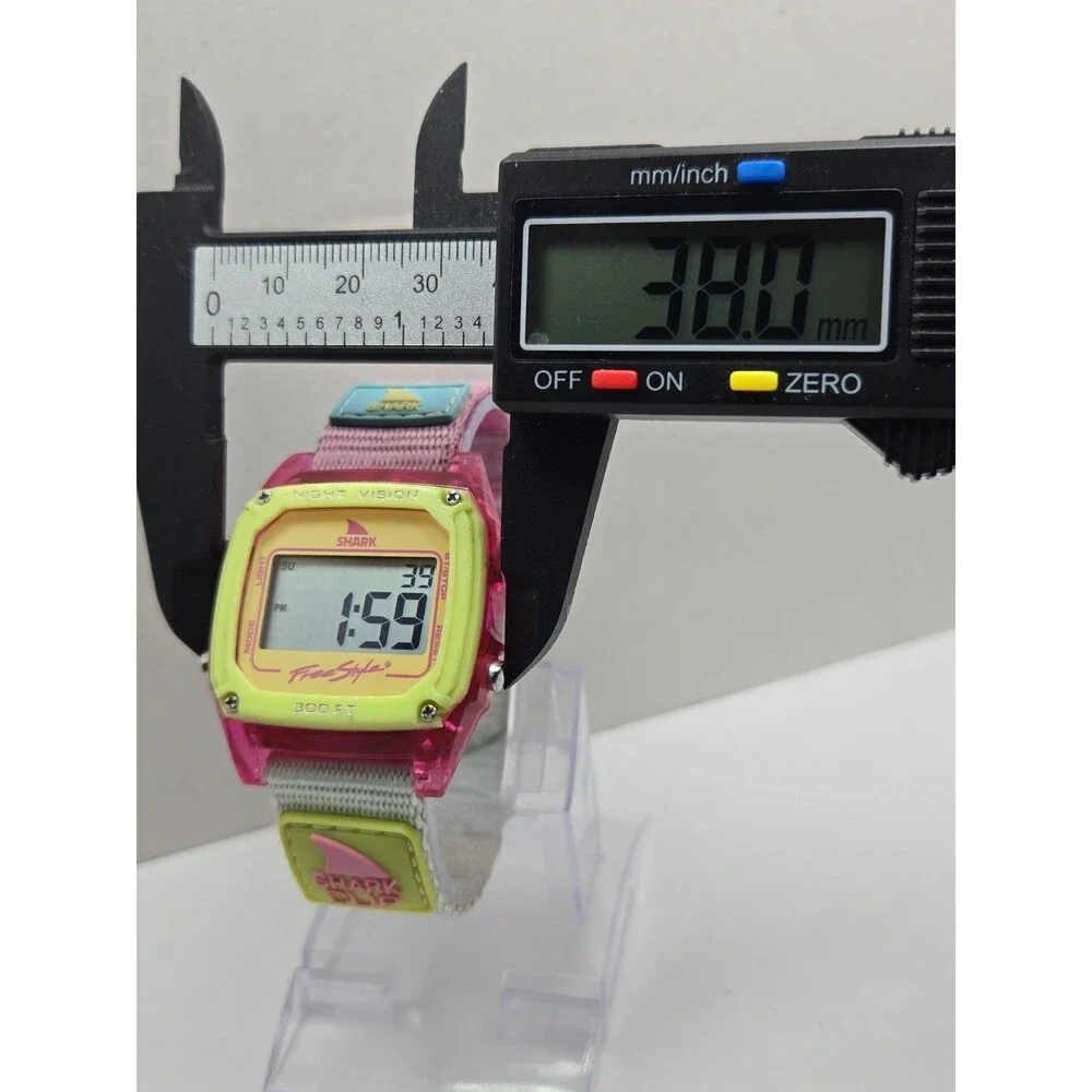 Freestyle Shark Classic Clip Popsicle FS101177 Digital Watch 100M WR New Battery